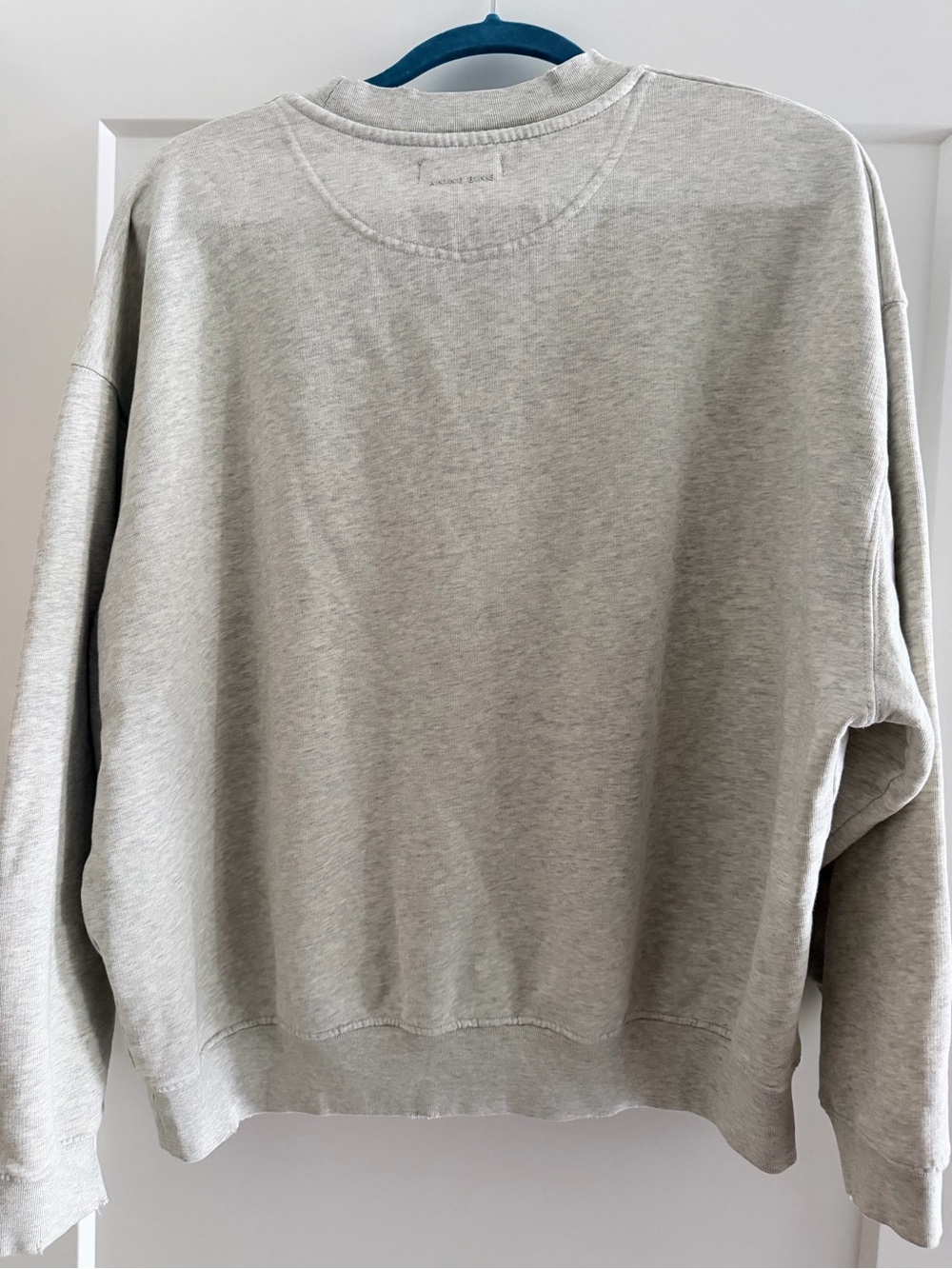 Anine Bing Jaci Sweatshirt in a heather grey size Medium - Picture 2 of 4